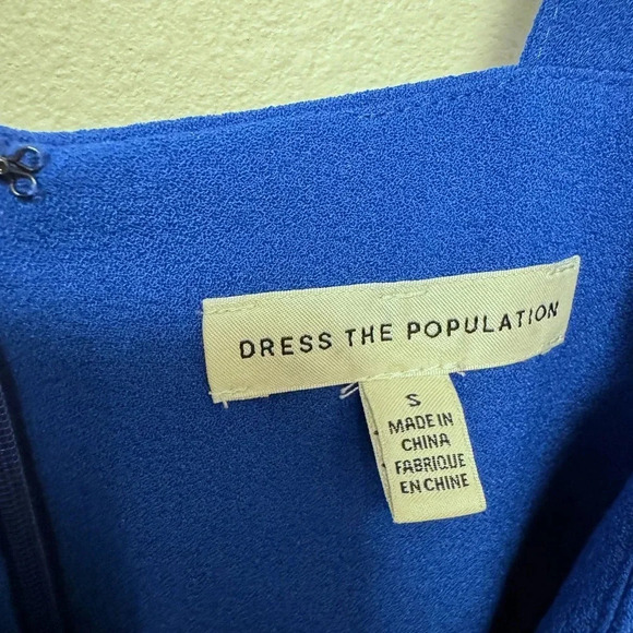 NWT DRESS THE POPULATION Nicole Sweetheart Sheath Dress - Picture 6 of 10